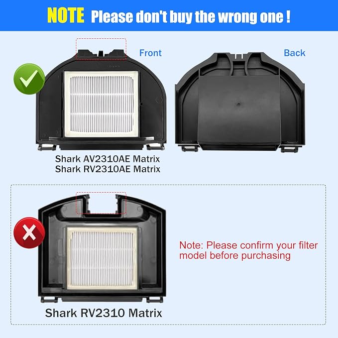 Replacement Parts for Shark RV2310AE/AV2310AE/RV2320S/RV2300S/UR2360S Matrix - Image 5