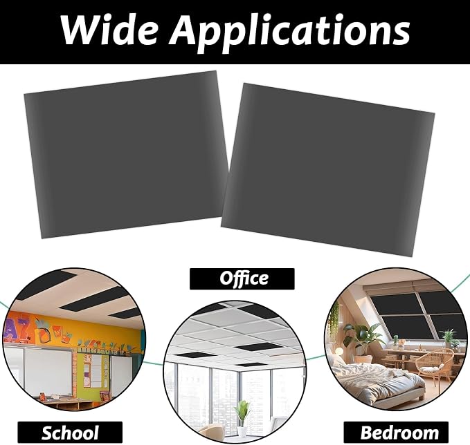 Wiooffen 12 Pcs Fluorescent Light Covers - Image 4