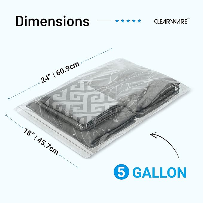 Clearware 50 Large Storage Bags - Image 2