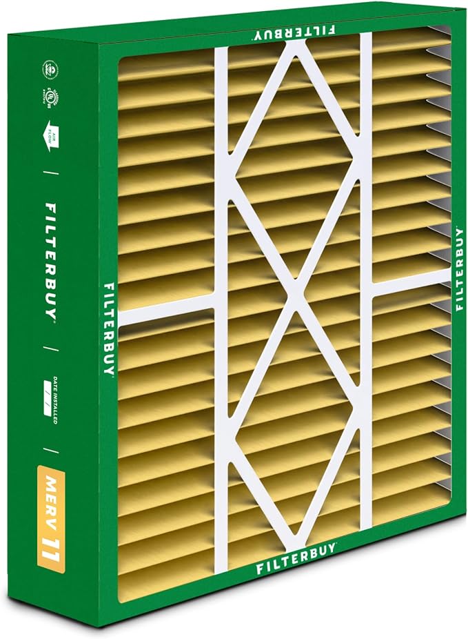 Filterbuy 19x20x5 Air Filter MERV 11 Superior Pet & Allergy Defense, Pleated - Image 8
