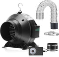 Air Filtration Kit, 6.6 Ft Ducting & Rubber Coupler, Ventilation Exhaust Fan by MELONFARM