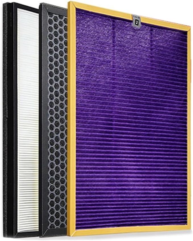 3-Piece Compatible For Philips AC4002 AC4004 Filter | Precise size fit - Image 2