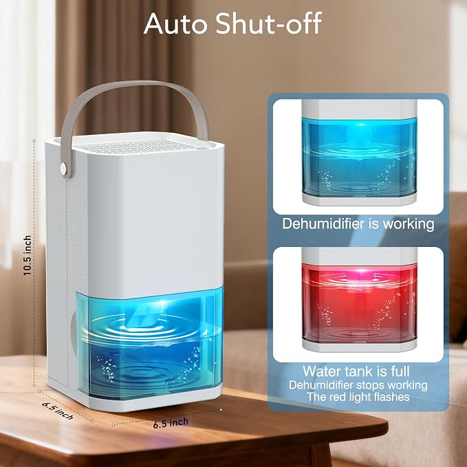 Litever Dehumidifier Dual Core Compact Quiet - Image 7