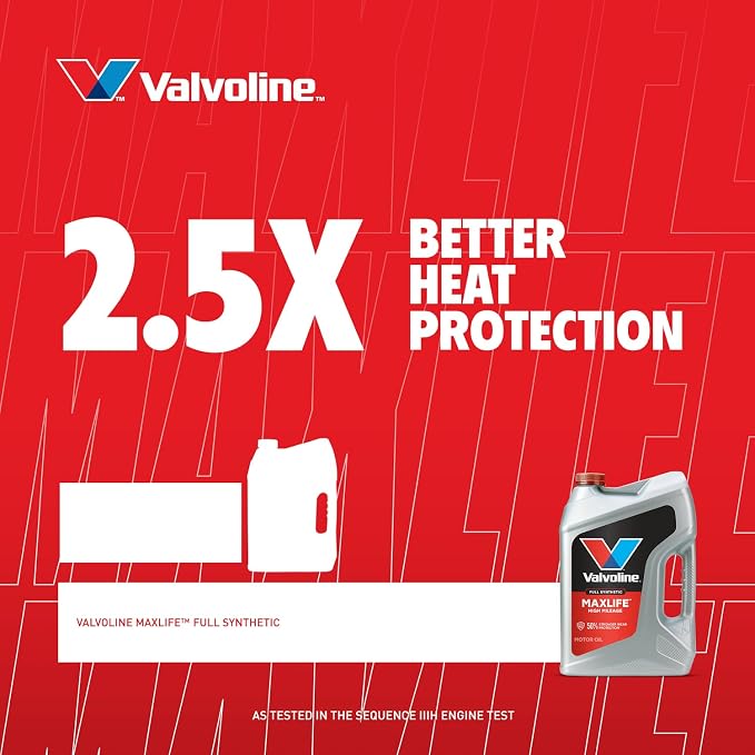Valvoline MaxLife High Mileage Full Synthetic 5W-30 Motor Oil 1 Quart - Image 5