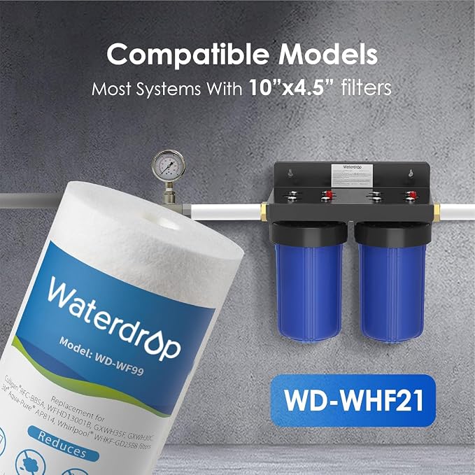 Waterdrop WF99 Whole House Sediment Water Filter, Compatible - Image 5
