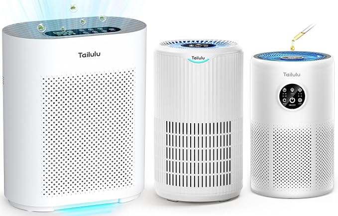 Air Purifiers for Home up to 2200 Ft² Large Room, H14 Hepa Air Purifier by Tailulu