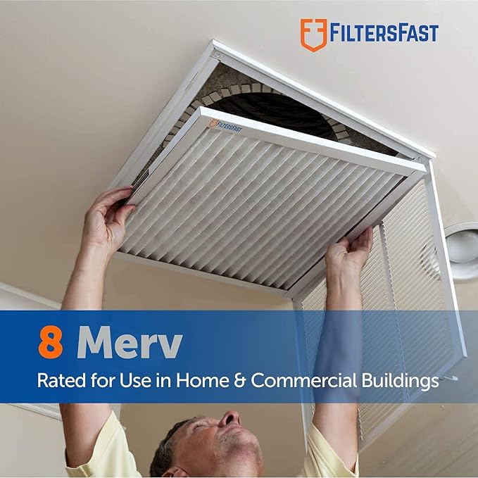 Filters Fast 12x12x1 Air Filter MERV 8, Made in the USA, Actual Size: - Image 2