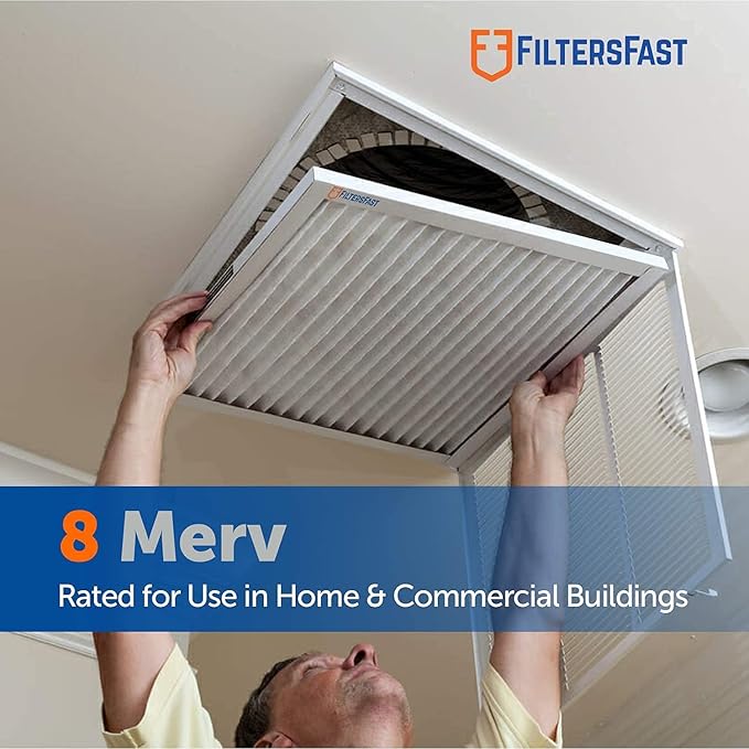Filters Fast 14x14x1 Air Filter MERV 8, Made in the USA, Actual Size: 13.75" x - Image 2
