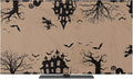 Halloween Flying Witch Indoor TV Cover, Elastic TV Screen Protector Vintage by Unknown