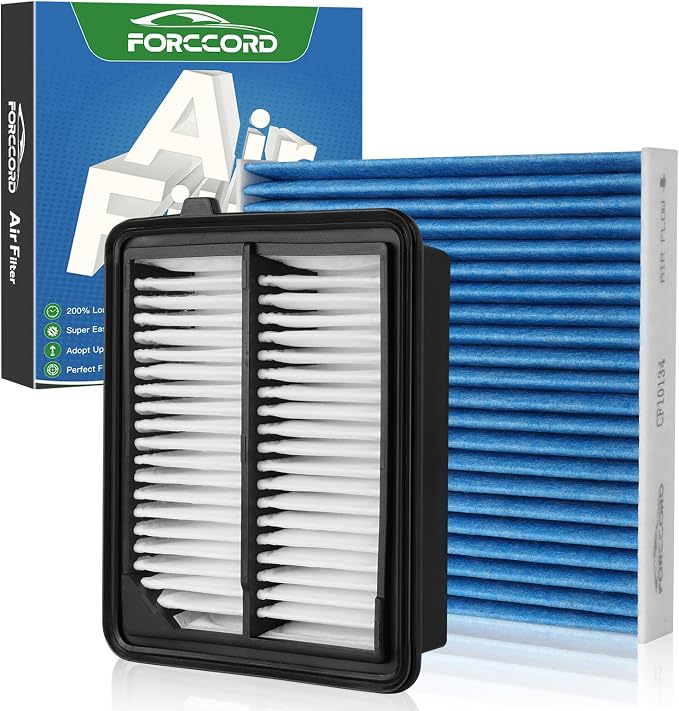 Cabin & Engine Air Filter Fit for Honda Accord 2.0L Hybrid 2014-2015 2017-2022 by Forccord