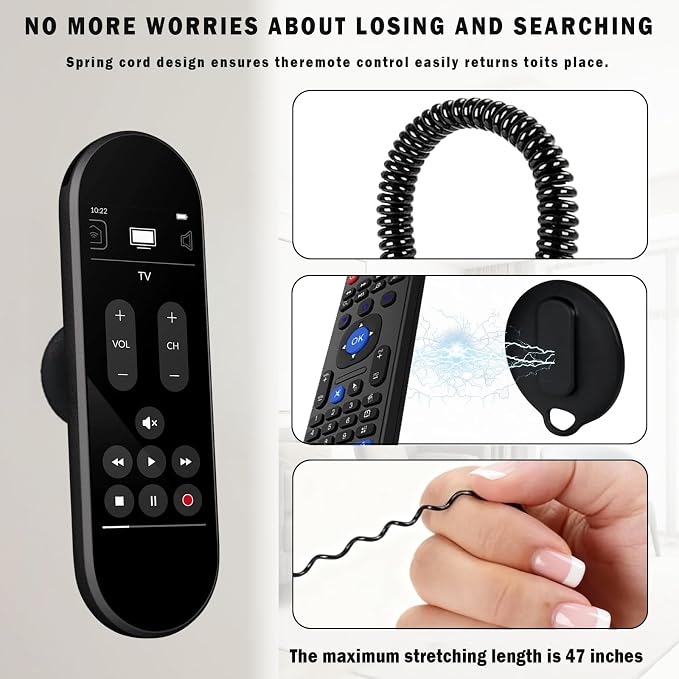 3-Pack Magnetic TV Remote Leash Holders - Image 2