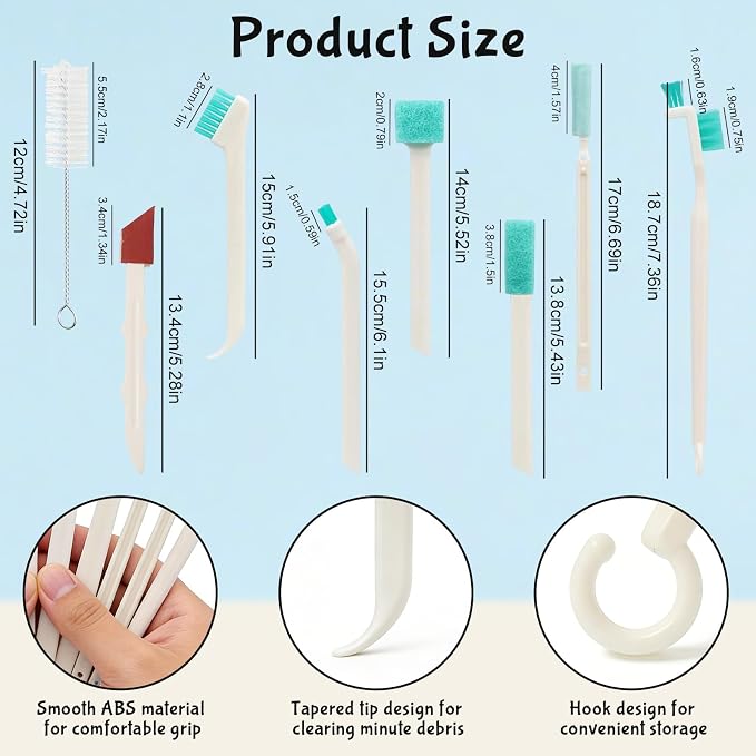 11 Pcs Humidifier Cleaner Brush Set, Small Cleaning Brushes - Image 2