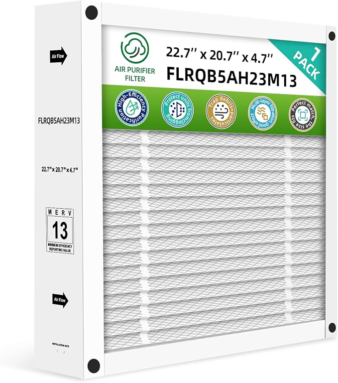 Upgrade FLRQB5AH23M13 Expandable MERV 13 Compatible by Sikidink