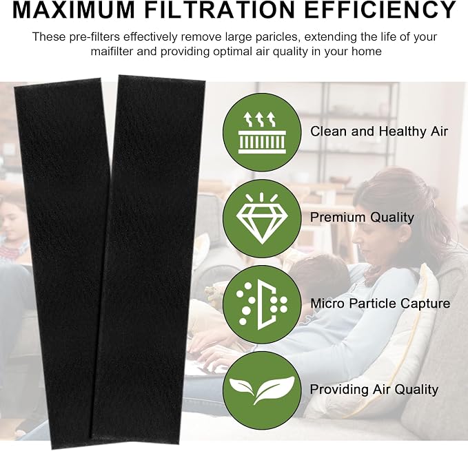 2 Pack HRF-B1 Air Purifier Filter - Image 3