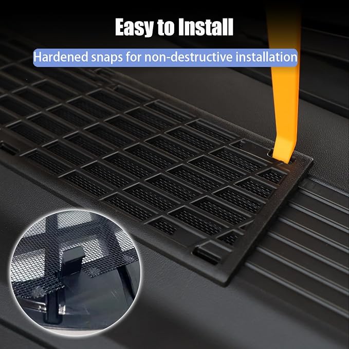 Air Intake Protective Cover for Tesla Model 3 2023-2025 Highland, Air Intake - Image 4
