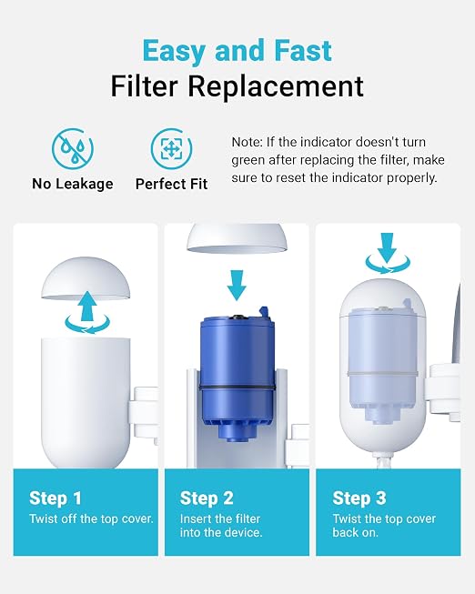 AQUA CREST CF08A Faucet Filter, Compatible - Image 8