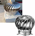 250 mm / 10 in Stainless Steel Turbine Roof Ventilator, 304 Grade Metal Wind by Unknown