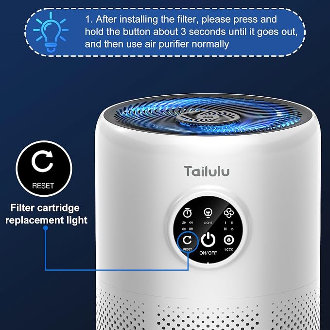 Tailulu D10 Replacement Filter, Air Purifier Filter - Image 4