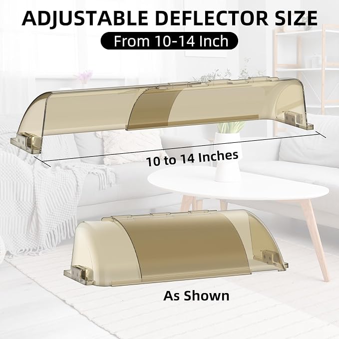 Air Vent Deflectors for Home Floor, Heat Deflectors for Floor Registers - Image 2