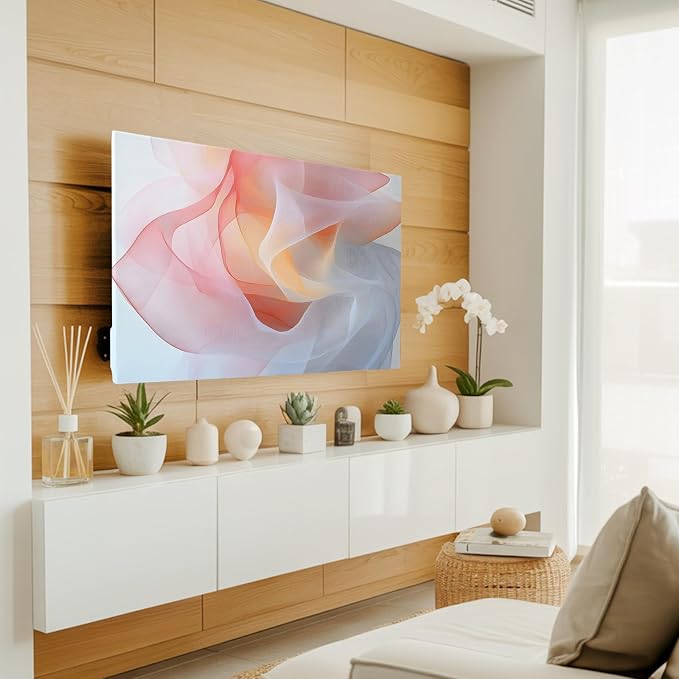 Abstract Modernism Colorful Art Indoor TV Cover, Elastic TV Screen Protector - Image 2