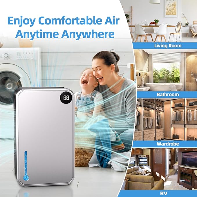 Dehumidifier, 55OZ Dehumidifiers - Image 8