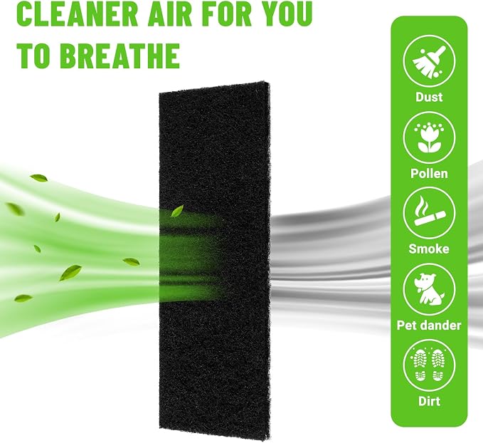 4"x10" Activated Carbon Air Vent Filters - Image 2
