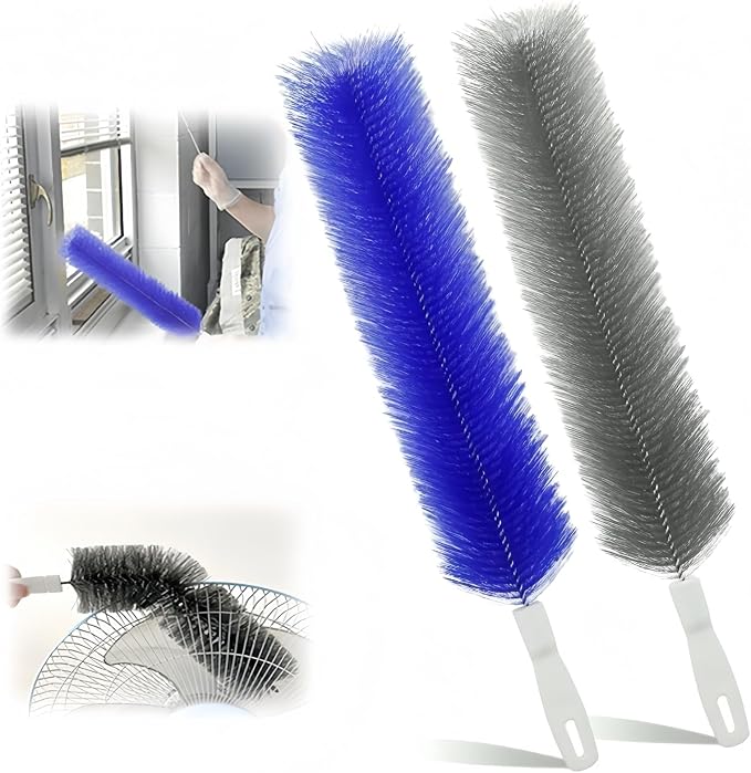 Bendable Microfiber Head, New Fan Cleaner Brush Reusable Dust Remover Washable by AYNUUY