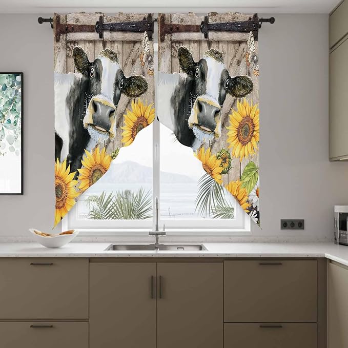 Retro Farmhouse Flower Swag Valances - Image 8