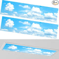 2 Pcs 1 x 4 Feet Fluorescent Covers by Wowangce