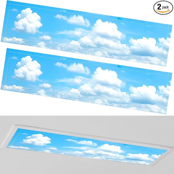 2 Pcs 1 x 4 Feet Fluorescent Covers by Wowangce