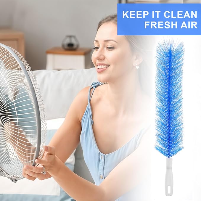Yuanchu 2 Pcs Fan Cleaner Brushes, Bendable Fan Cleaning Brush Cobweb Duster - Image 6