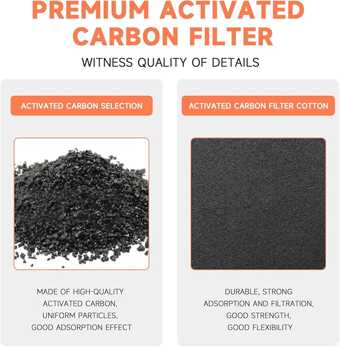 4x12 Inch Air Vent Filters Thickened 48-Pack Activated Charcoal, Carbon Filter - Image 3