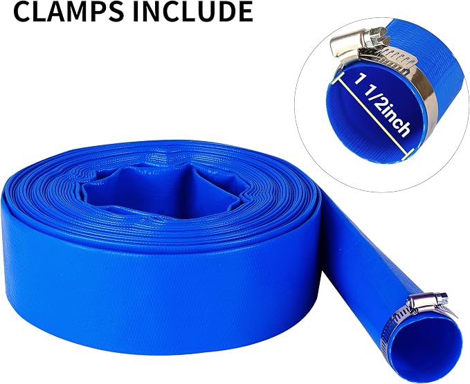 1-1/2" x 100 FT Pool Backwash Hose, - Image 3