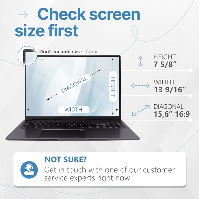 VINTEZ 15.6 Inch 16:9 Privacy Screen - Image 4