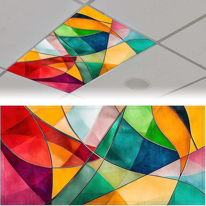 2 Pack Geometry Fluorescent Light Cover - Image 8