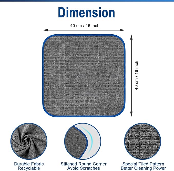Airlab Glass Polishing Cloth Streak Free Miracle Cleaning Cloth Lint Free - Image 5