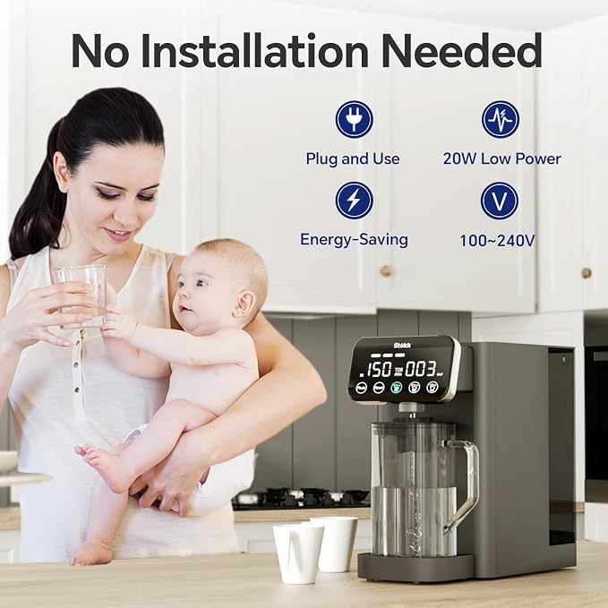 Stokk E1 Reverse Osmosis Water Filter Countertop, 5 Stage RO Water Filter System - Image 5