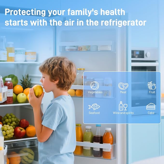 Funmit Refrigerator Air Filter Replacement Compatible - Image 8
