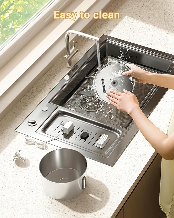Cat Water Fountain Stainless Steel - 74oz/2.2L Automatic Large Pet Watering - Image 6