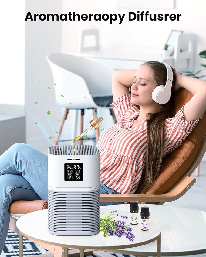 VEWIOR Air Purifiers for Home, Air Purifiers for Large Room up to 600 sq.ft - Image 4
