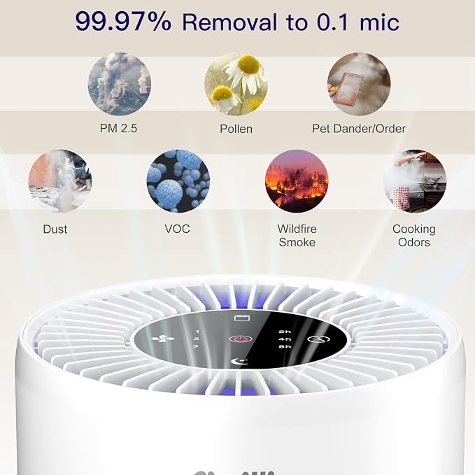 Aircillin Air Purifier AP070A & AP070B Replacement Filters, Efficiency - Image 5