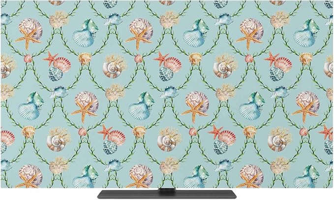 Oceans Sea Nuts Sea Stars Indoor TV Cover, Elastic TV Screen Protector Abstract by Unknown
