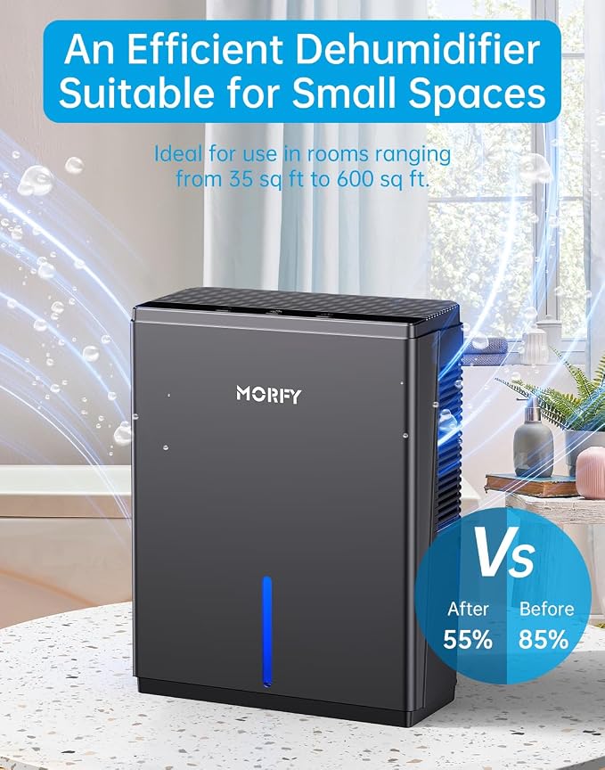 MORFY Dehumidifier, 80 OZ Small Dehumidifier - Image 3