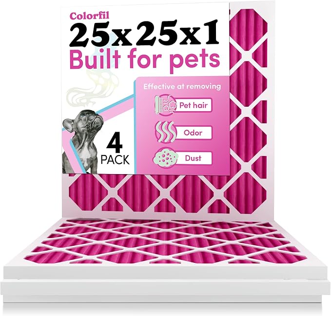 25x25x1 Air Filter by Colorfil | Color Changing Filters by ColorfilAirFilters