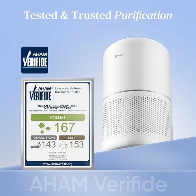 LEVOIT Air Purifier for Home Allergies Pet Hair in Bedroom, Covers Up to 1073 - Image 2