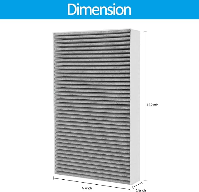 4 Packs F1 Carbon Allergen Reduction+Odor Removal, F1 HEPA Replacement Filter - Image 8