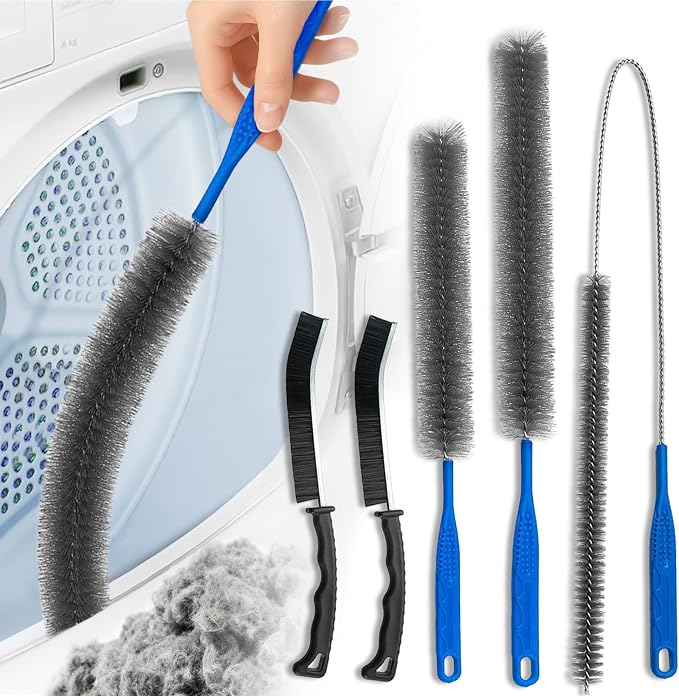 5 Pack Dryer Vent Cleaner Kit, Extra Long Flexible Brushes by Unknown