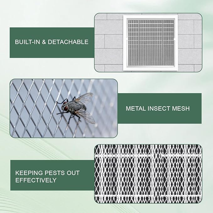 12"x12"Aluminum Gable Vent - Image 4
