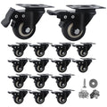 2 Inch Caster Wheels Set of 16 Heavy Duty Casters, by Htudcoue