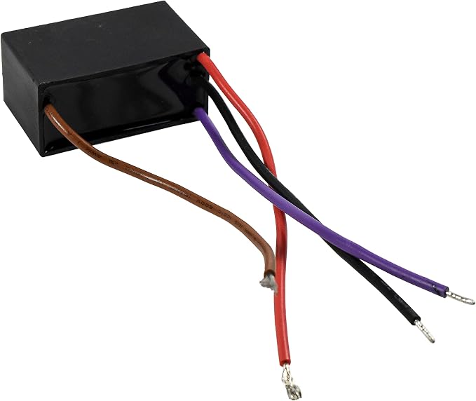HQRP 2-Pack Ceiling Fan Capacitor CBB61 4.5uf+4.5uf+6.6uf 4-Wire - Image 5